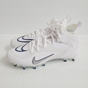 NEW Nike Alpha Huarache 8 Elite LAX Lacrosse Cleats CW4447-101 Size 11.5 White